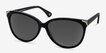Lima Black AcetateSunglass Frames from EyeBuyDirect, Angle View