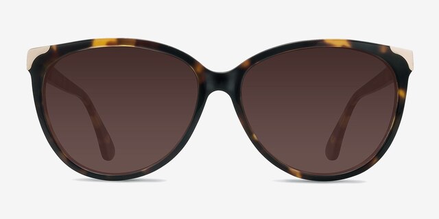 Lima Tortoise AcetateSunglass Frames from EyeBuyDirect, Front View