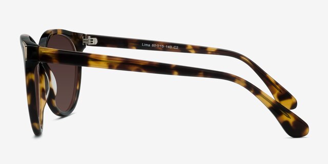 Lima Tortoise AcetateSunglass Frames from EyeBuyDirect, Side View
