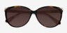 Lima Tortoise AcetateSunglass Frames from EyeBuyDirect, Closed View