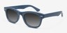 Hanoi Matte Blue AcetateSunglass Frames from EyeBuyDirect, Angle View