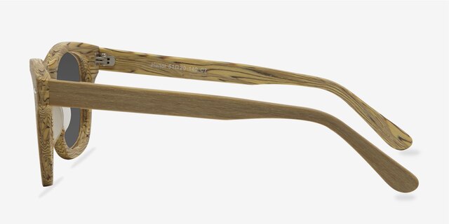 Hanoi Oak AcetateSunglass Frames from EyeBuyDirect, Side View