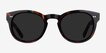 Horizon Nebular Blue AcetateSunglass Frames from EyeBuyDirect, Front View