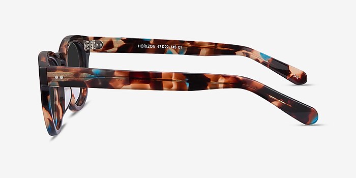 Horizon Nebular Blue Acetate Sunglass Frames from EyeBuyDirect