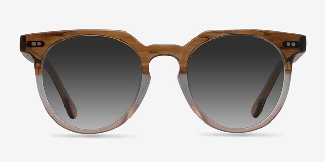 Shadow Neapolitan AcetateSunglass Frames from EyeBuyDirect, Front View