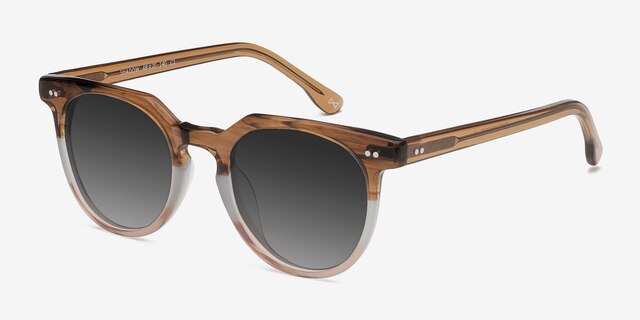 Shadow Neapolitan AcetateSunglass Frames from EyeBuyDirect, Angle View