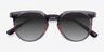 Shadow Granite & Rose AcetateSunglass Frames from EyeBuyDirect, Closed View
