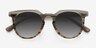 Shadow Striped Mint AcetateSunglass Frames from EyeBuyDirect, Closed View