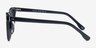Shadow Jet Black AcetateSunglass Frames from EyeBuyDirect, Side View