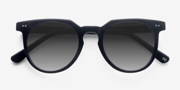 Jet Black Shadow -  Vintage Acétate Lunettes de soleil