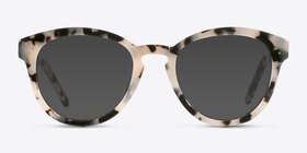 Augustine  Ivory Tortoise  Acétate Soleil de Lunette de vue d'EyeBuyDirect, Vue de Face