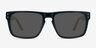 Sergi Black Yellow AcétateSoleil de Lunette de vue d'EyeBuyDirect, Vue de Face