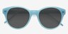 Angie Blue AcetateSunglass Frames from EyeBuyDirect, Closed View