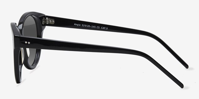 Angie Black AcetateSunglass Frames from EyeBuyDirect, Side View