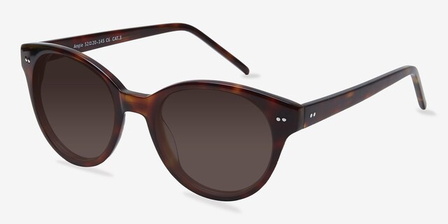 Angie Tortoise AcetateSunglass Frames from EyeBuyDirect, Angle View