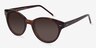 Angie Tortoise AcetateSunglass Frames from EyeBuyDirect, Angle View