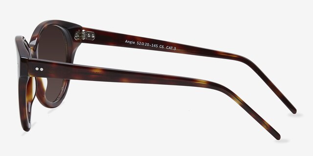 Angie Tortoise AcetateSunglass Frames from EyeBuyDirect, Side View