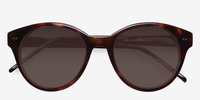 Angie Tortoise AcetateSunglass Frames from EyeBuyDirect, Closed View