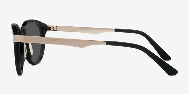 Wynwood Black AcetateSunglass Frames from EyeBuyDirect, Side View