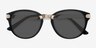 Wynwood Black AcetateSunglass Frames from EyeBuyDirect, Closed View