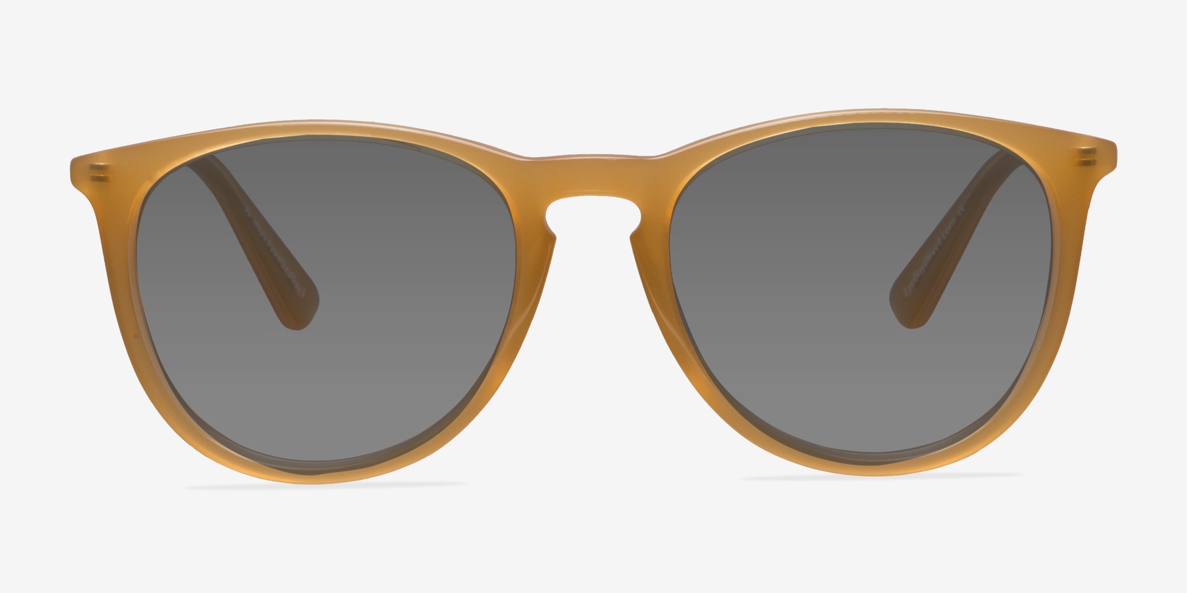 Interlude - Round Orange Frame Sunglasses For Women | Eyebuydirect