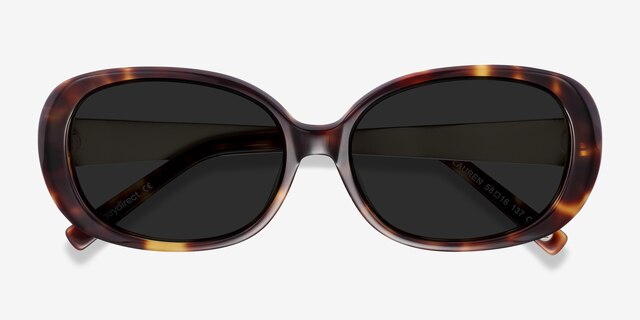 Lauren Écailles Acetate-metalSoleil de Lunette de vue d'EyeBuyDirect, Vue Rapprochée