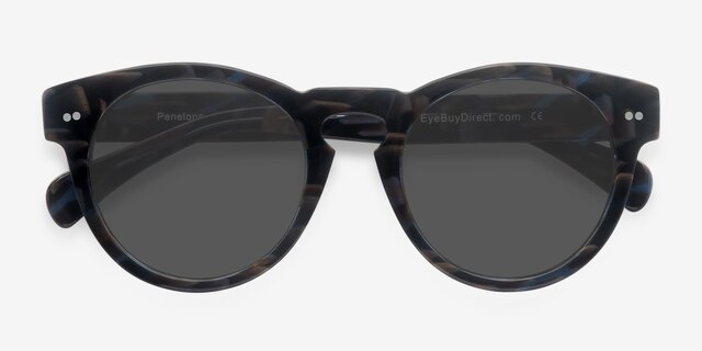 Penelope Fleuries AcétateSoleil de Lunette de vue d'EyeBuyDirect, Vue Rapprochée
