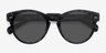 Penelope Fleuries AcétateSoleil de Lunette de vue d'EyeBuyDirect, Vue Rapprochée