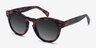 Penelope Red Floral AcetateSunglass Frames from EyeBuyDirect, Angle View