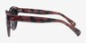 Penelope Red Floral AcetateSunglass Frames from EyeBuyDirect, Side View