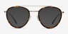 Brookline Tortoise Acetate-metalSunglass Frames from EyeBuyDirect, Front View