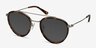 Brookline Tortoise Acetate-metalSunglass Frames from EyeBuyDirect, Angle View