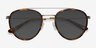 Brookline Tortoise Acetate-metalSunglass Frames from EyeBuyDirect, Closed View