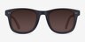 Nevada Matte Black AcetateSunglass Frames from EyeBuyDirect, Front View