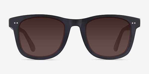 Nevada Matte Black Acetate Sunglass Frames