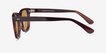 Nevada Brown Striped AcetateSunglass Frames from EyeBuyDirect, Side View