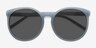 Vapor Blue AcetateSunglass Frames from EyeBuyDirect, Closed View