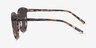 Vapor Blue Floral AcetateSunglass Frames from EyeBuyDirect, Side View