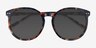 Vapor Blue Floral AcetateSunglass Frames from EyeBuyDirect, Closed View
