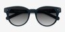 Minuit Vert AcétateSoleil de Lunette de vue d'EyeBuyDirect, Vue Rapprochée