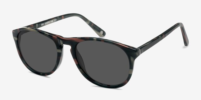 Silt Floral AcetateSunglass Frames from EyeBuyDirect, Angle View