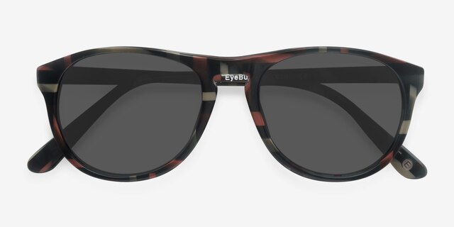 Silt Floral AcetateSunglass Frames from EyeBuyDirect, Closed View