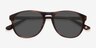 Silt Brown AcetateSunglass Frames from EyeBuyDirect, Closed View