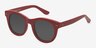 Bikini Matte Red AcetateSunglass Frames from EyeBuyDirect, Angle View