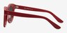 Bikini Matte Red AcetateSunglass Frames from EyeBuyDirect, Side View