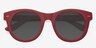 Bikini Matte Red AcetateSunglass Frames from EyeBuyDirect, Closed View