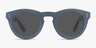 Ibiza Matte Blue AcetateSunglass Frames from EyeBuyDirect, Front View