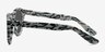 Ibiza White Black AcetateSunglass Frames from EyeBuyDirect, Side View