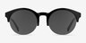 Verona Black AcetateSunglass Frames from EyeBuyDirect, Front View