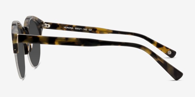 Verona Tortoise AcetateSunglass Frames from EyeBuyDirect, Side View